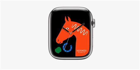 hermes watch face apple watch 6|Hermes lucky horse face Apple Watch.